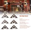 10pcs Metal Antique Box Corner Protector With Screws Wood Box Corner  Wood Cases