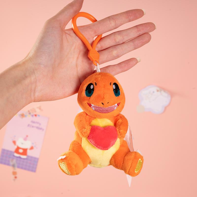Cute Cartoon Monster Plush Keychain Children Backpack Pendant Soft Doll Toy