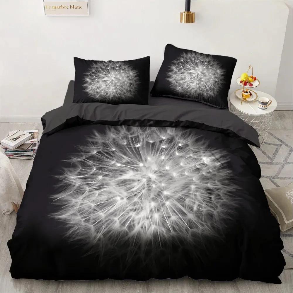 3D Plant Flower Rose Comfortable Duvet Quilt Cover Pillowcase Bedding Set Children Bedroom Decoration Home Textile