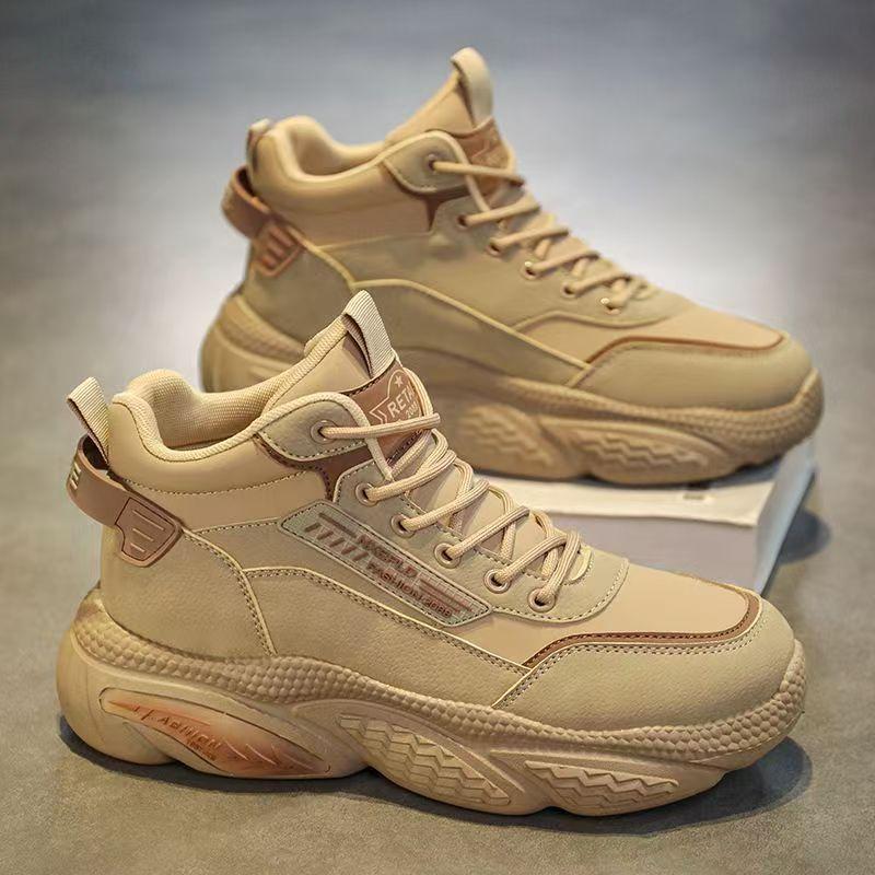 Martin boots new men's outdoor tooling shoes retro British wear-resistant work labor insurance black sports dad shoes