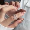 S999 Sterling Silver Snake Ring: Personalized, Adjustable, Unisex. Trendy Niche Design for High-End Style.