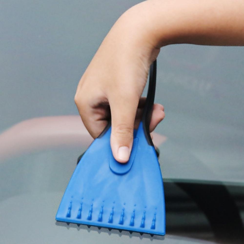 Silicone car deice maker, car ice shovel, snow shovel, soft-handled ice scraper, winter cleaning scraper, soft anti-slip handle,