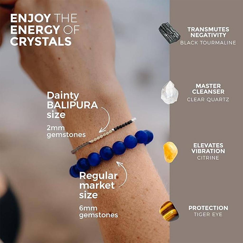 7 Chakra Beads Bracelet Natural Stone Braided Rope Healing Balance Bracelet Bangles with 2mm Beads Handchain for Women