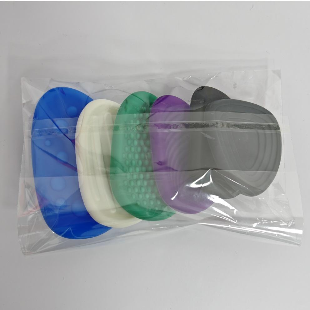 Fidget speelgoed, siliconen decompressie speelgoed, worry stone speelgoed met steen textuur, kalmerende set voor eenzame patiënten, stressverlichtend speelgoed.