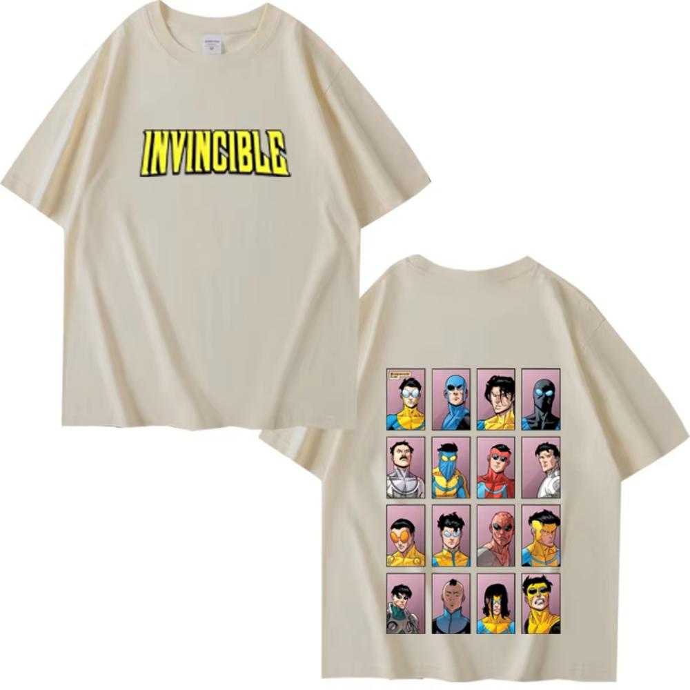 Niezwyciężony Wariant Koszulka Graficzna 2025 Mężczyźni Kobiety Oversize Bawełna Gorąca Wyprzedaż Krótki Rękaw Letni Nadruk Unisex Duże Rozmiary Góry