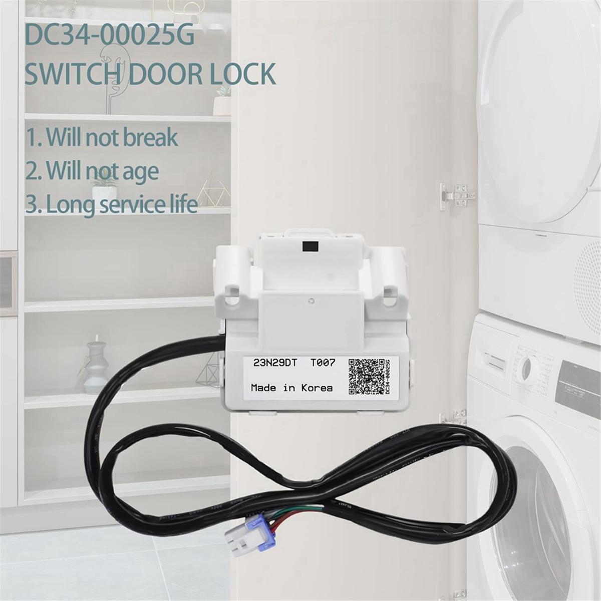 DC34-00025G Переключатель дверного замка AP6884125 PS12720530 EAP12720530 для Samsung — фото 3