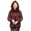 Elegant New Chinese Style Padded Winter Jacket for Mid-Aged Women