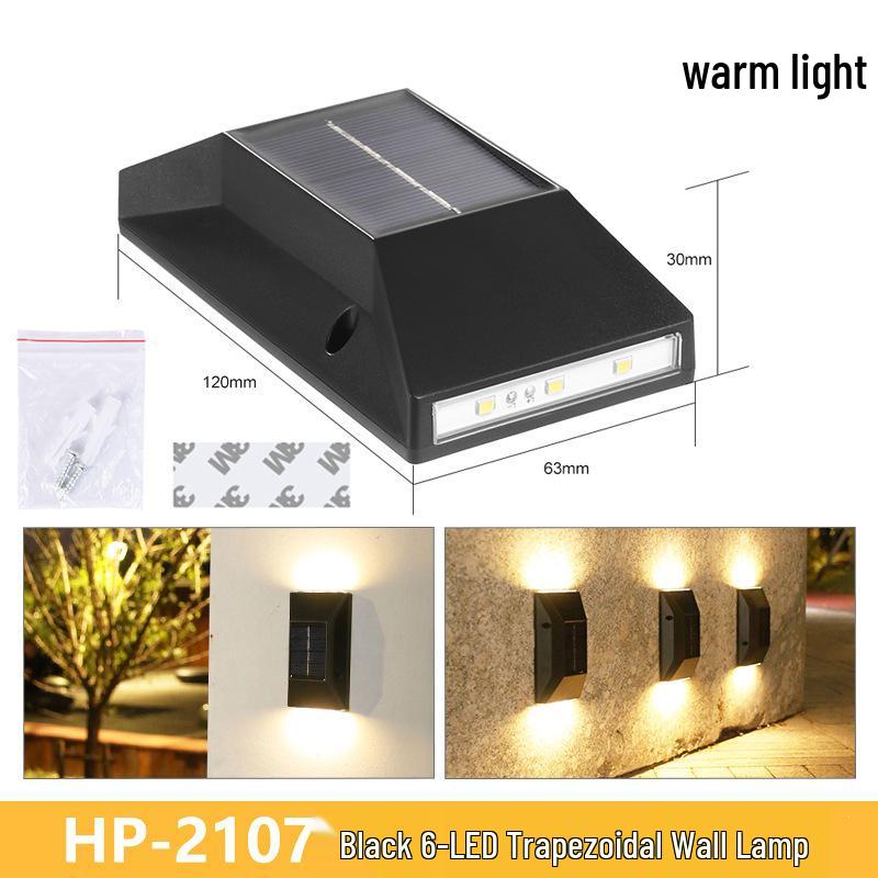 Waterproof Solar Wall Lamp for Outdoor Terrace, Garden, and Balcony Decor