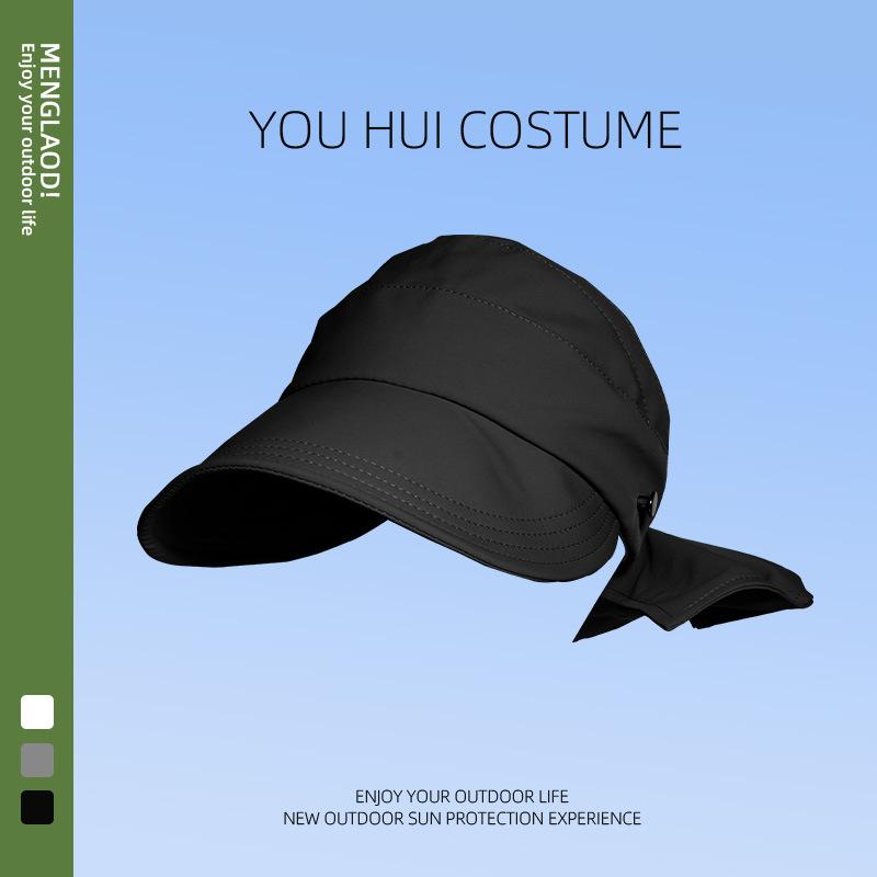 

Такая же шляпа-котелок с плоским верхом, с большими полями, с открытым хвостом, солнцезащитная шляпа, летняя уличная солнцезащитная шляпа average size (50-60cm)