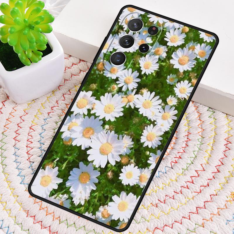 Daisy Flower soft Phone Case for Samsung Galaxy note 10 pro S26 Ultra S23 S24 FE S25 S21 S22 PLUS shockproof Cove