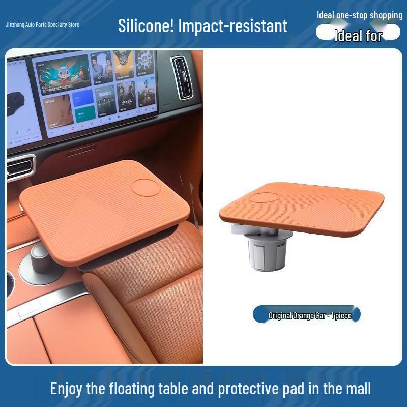 Li Auto L6-L9 Mega Suspension Rotatable Solid Wood Table with Silicone Anti-slip Mat