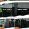 6X Door Trim Pillar Posts Black Cover Decorations For 2016- Chevrolet Malibu