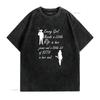 Every Girl Needs A Little Rip In Her Jeans T shirt Baggy Boyfriend Baseball 3110 vintage Washed Versatile Soft Stylish Slightly