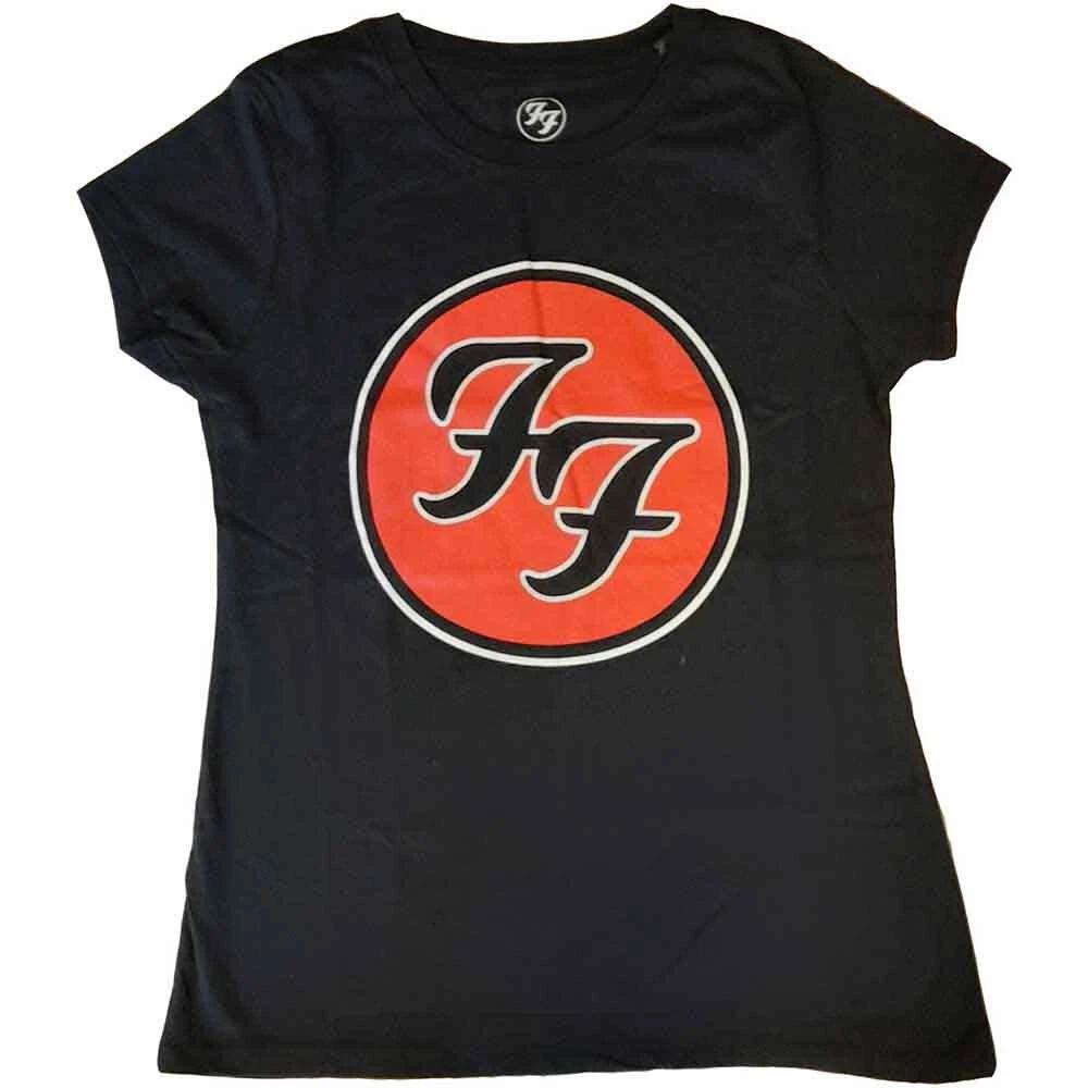 Foo Fighters Ladies T-Shirt: FF Logo (Large) S