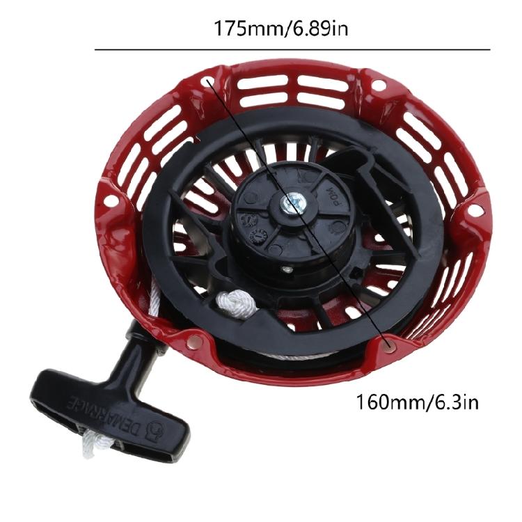 Recoil Pull Starter Replacement for GX200 GX120 GX160 4HP 5.5HP 6.5HP Plastics