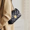 Mrs. Qiao Bag for Women 2025 New Trend Genuine Leather Women's Bag Crossbody Bag Fashionable Internet Celebrity Quilted Chain Bag Shoulder Bag
