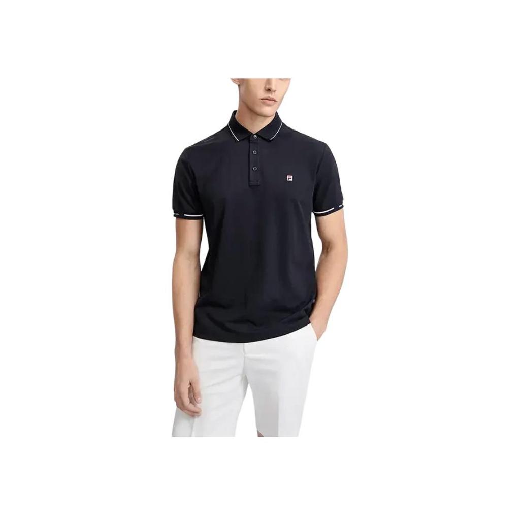 New FILA Polo Shirt Men's Legend Blue NV F51M523101A-NV