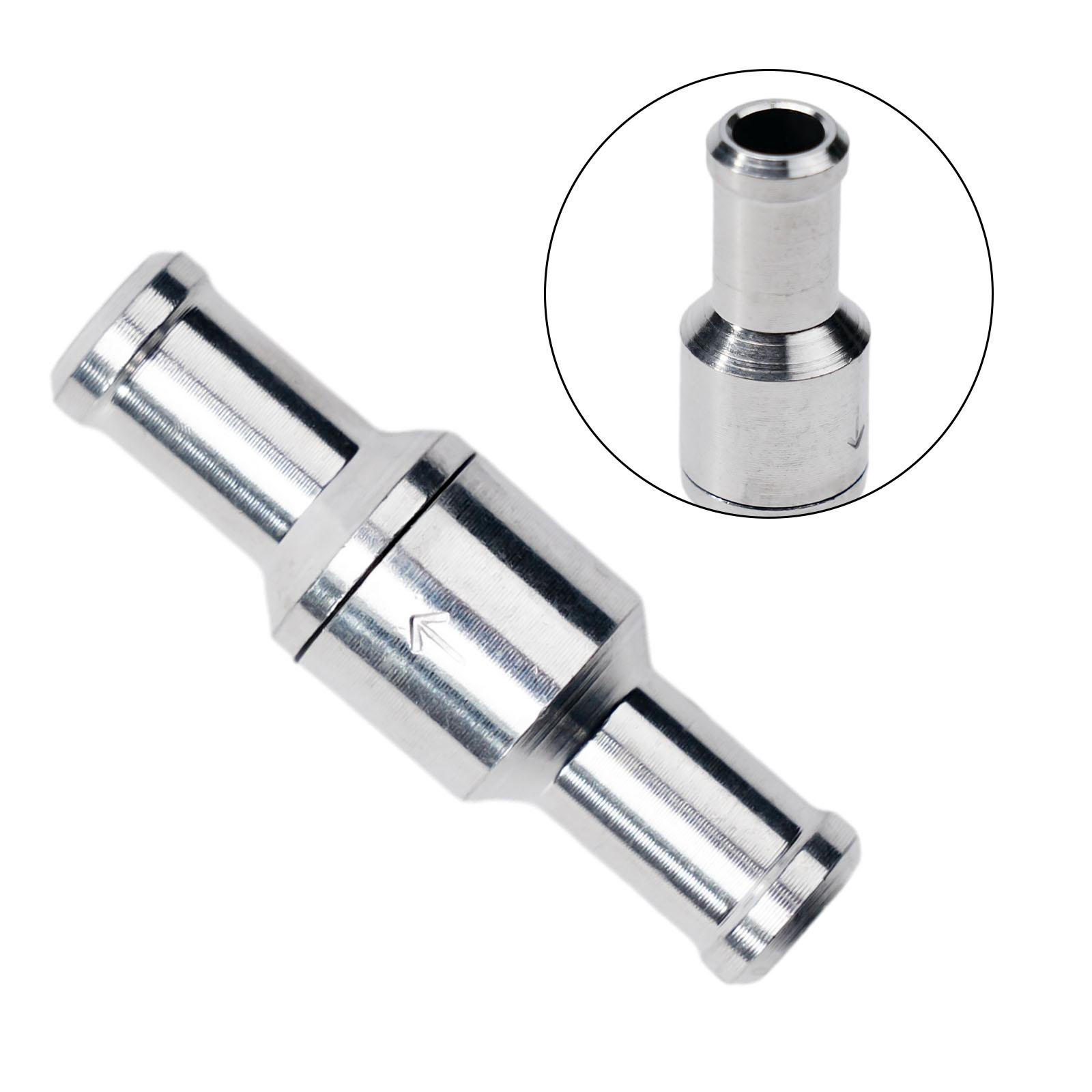 

1шт Зворотний клапан 6-12мм Алюмінієвий Вбудований Швидкий Вставний Зворотний Клапан Запасні Частини Для Палива Води Газу Повітря Вакууму 6mm