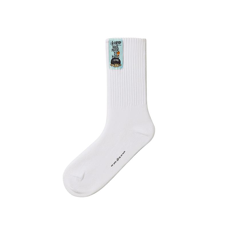 

Новая коллекция POP MART KUBO JEANS Модные носки Товары, основанные на трендах PPMT-2404-0051 Black Trendy Socks