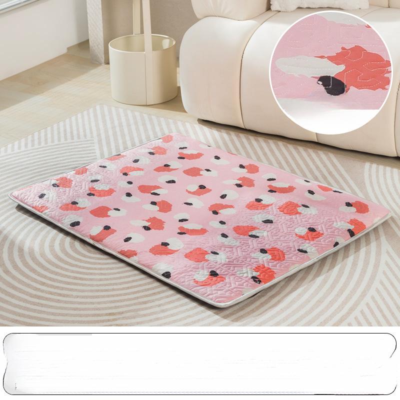 Summer Pet Mat  Dog Sleeping Mat  Cool and Comfortable Dog House and Cat Nest  Four-season Universal Non-slip Pet Mat