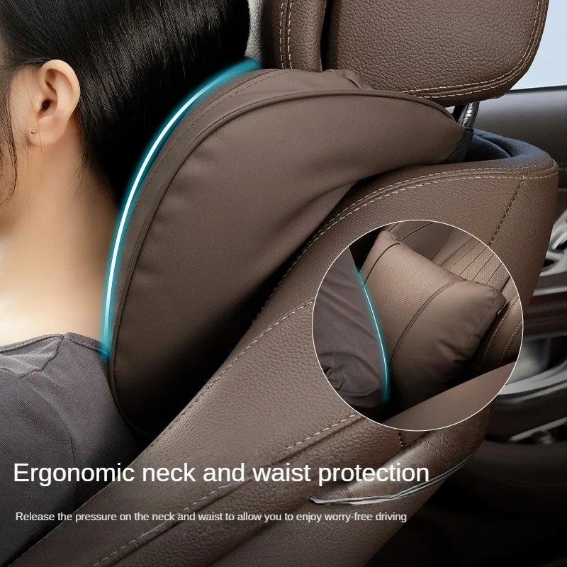 Top Quality Car Headrest Auto Neck Pillows Seat Support Waist Pillow For Mercedes Benz AMG W204 W205 W206 W166 W212 W213 W17