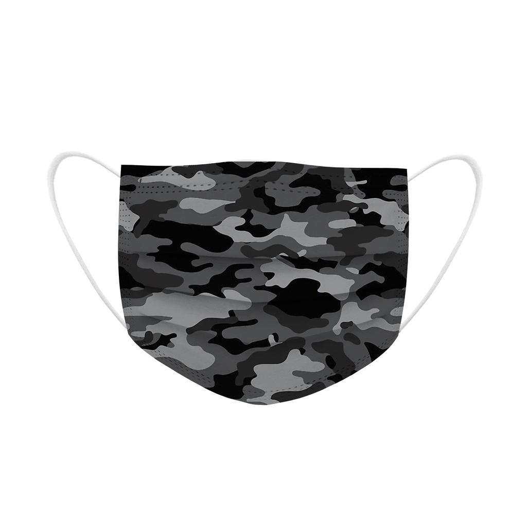 50PCS Children's Mask Print Disposable Face Mask Industrial 3Ply Ear Loop