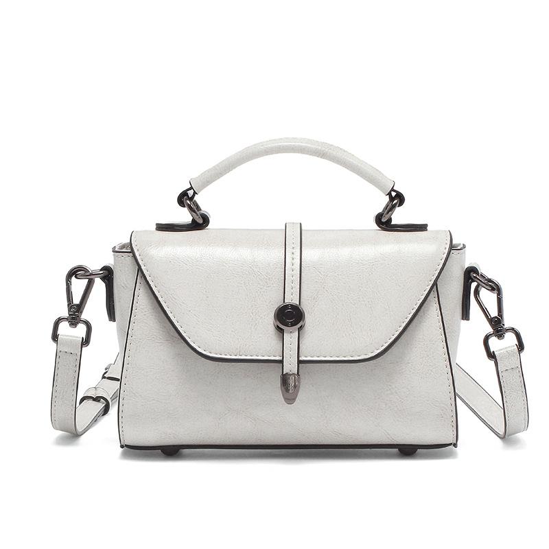 Vintage Fashion Genuine Leather Bag for Women 2025 New Model High-End Handbag Niche Design Versatile Shoulder Crossbody Bag