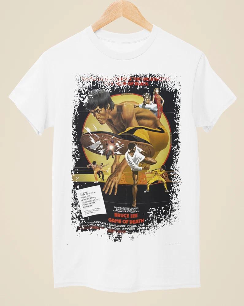 Game Of Death Movie Poster Inspired Unisex White TShirt S