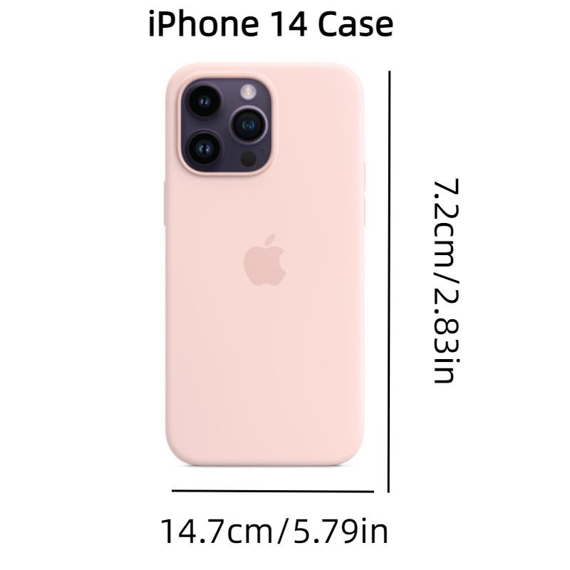 Apple 14 Liquid Silicone Phone Case Full Coverage Magnetic Adsorption Official Protective Cover Purple)