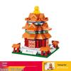 2025 Street Scene Lego-Compatible Architecture Model: Educational Assembly Toy for Kids and Boys