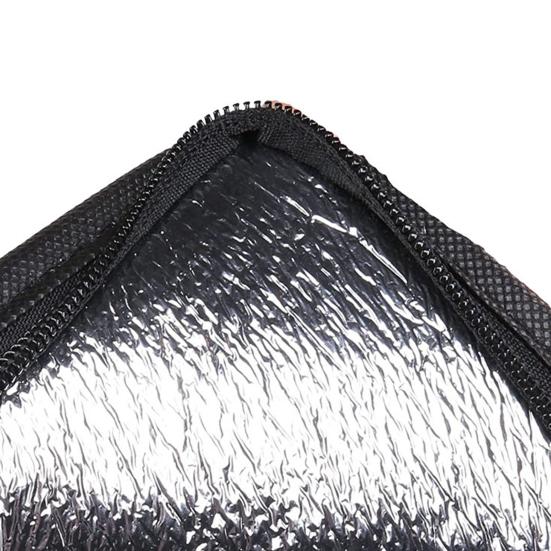 Insulation Bag Foldable Large Capacity Waterproof Autumn Picnic Aluminum Foil Food Fruit Storage Pouch for Daily Use