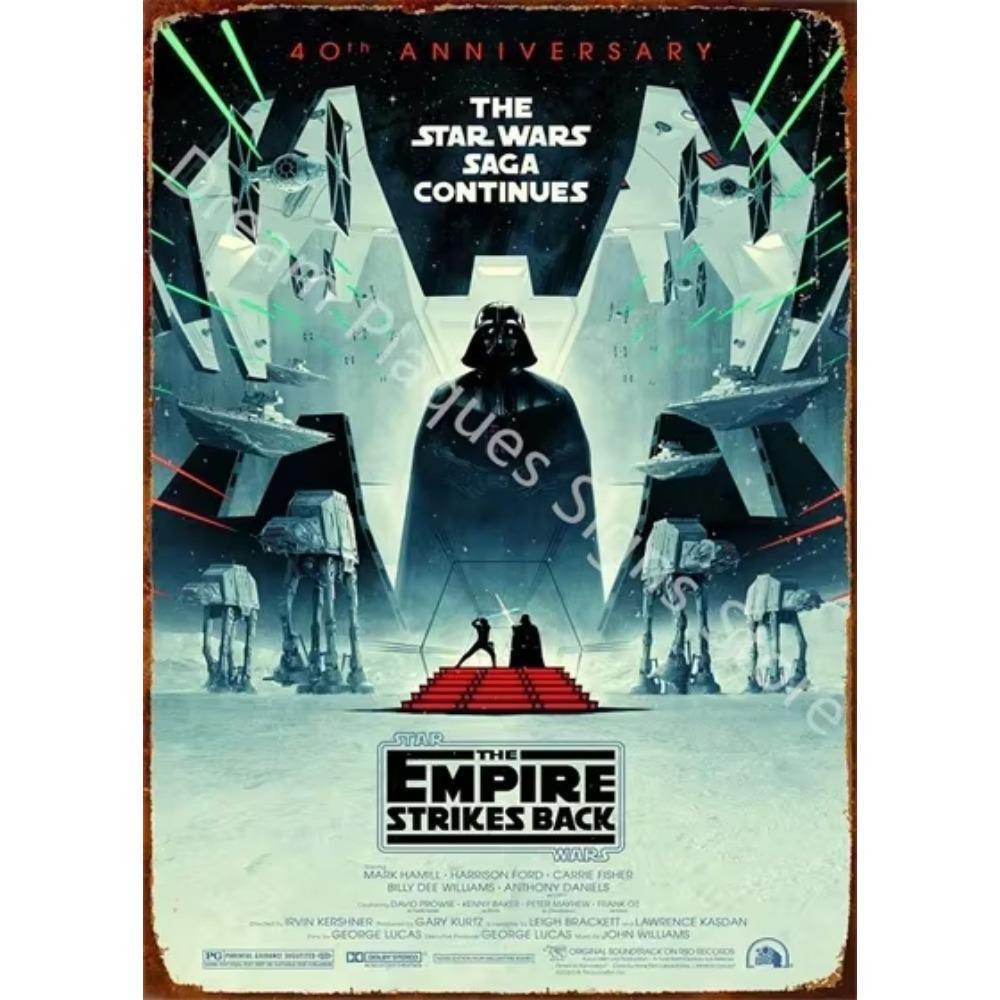 Movie Vintage Metal Sign Retro Cinema Wall Art Poster for Home Room Decor Aesthetic Wall Decoration Plaque Gift for Movie Lovers