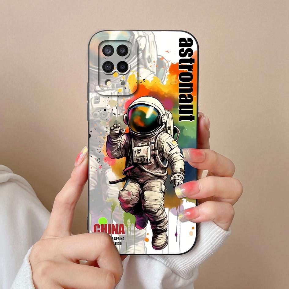 Telefonabdeckung Neu für Samsung M12 A02 A03 Core A04 A10 A13 A14 A20S Hülle Niedliches Kaninchen Matt Weiche Flüssigkeit Silikon Displayschutzhülle für Samsung Capas