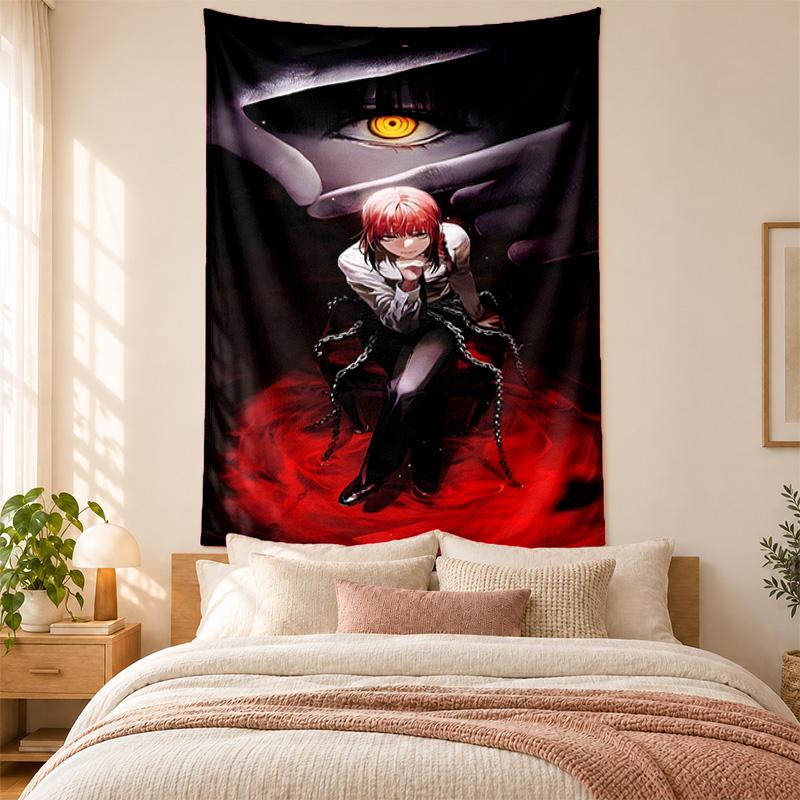 Chainsaw Man Tapestry highquality for decorating living room bedroom dorm walls ideal as bedroom wallart orholiday gift