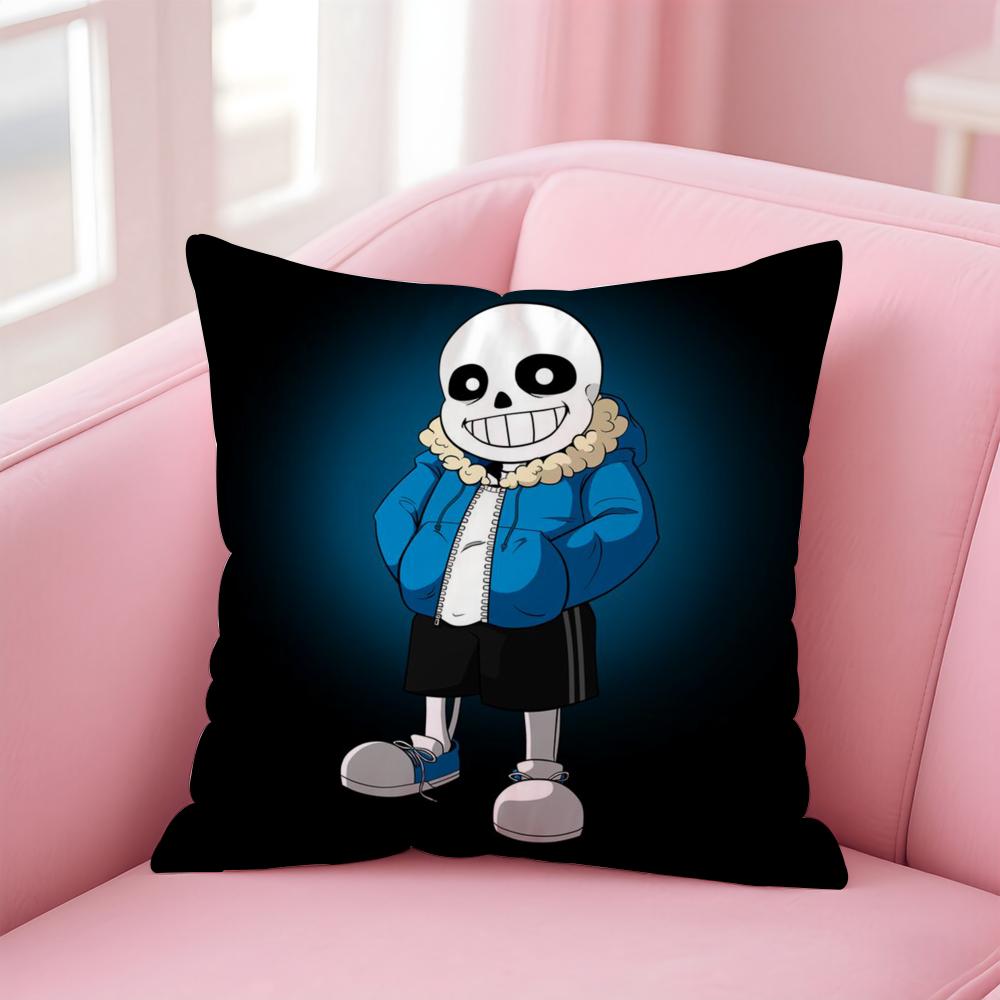 Game U-UndertaleS Cushion Cover Home & Car Multi-Scene Pillow Cover - Reversible, Soft & Durable for Daily Use