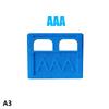 AAA/AA/9V/CR2032/CR2025 Batterie-Aufbewahrungsbox Stapelbarer Batterie-Organizer Dekorativer Batteriehalter, Aufbewahrungsbox für Zuhause, Büro