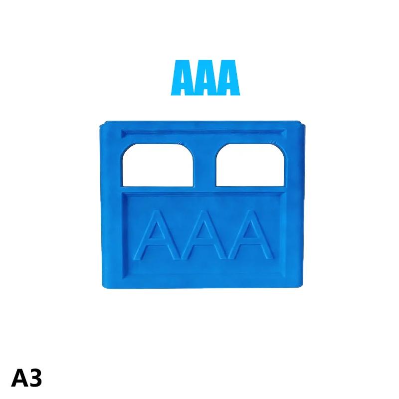 AAA/AA/9V/CR2032/CR2025 Batterie-Aufbewahrungsbox Stapelbarer Batterie-Organizer Dekorativer Batteriehalter, Aufbewahrungsbox für Zuhause, Büro