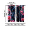 Filtering Curtains Excluding Rods Non Movable Without Batteries Dog Use Bedrooms Living Rooms Set Of 2 Made Polyester Area Decor