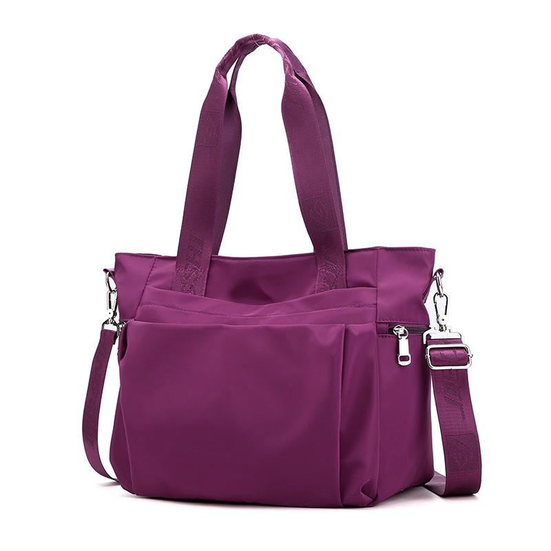 Large Capacity Travel Handbag Oxford Cloth Fashionable Women Shoulder Bag Brand Diagonal Cross Bag College Student Book Handbag