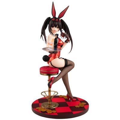 Versión de novela ligera de Anime Date A Live. Figura de acción de PVC de Kurumi Tokisaki Bunny Ver. Modelo de colección para adultos, juguete, regalo de cumpleaños