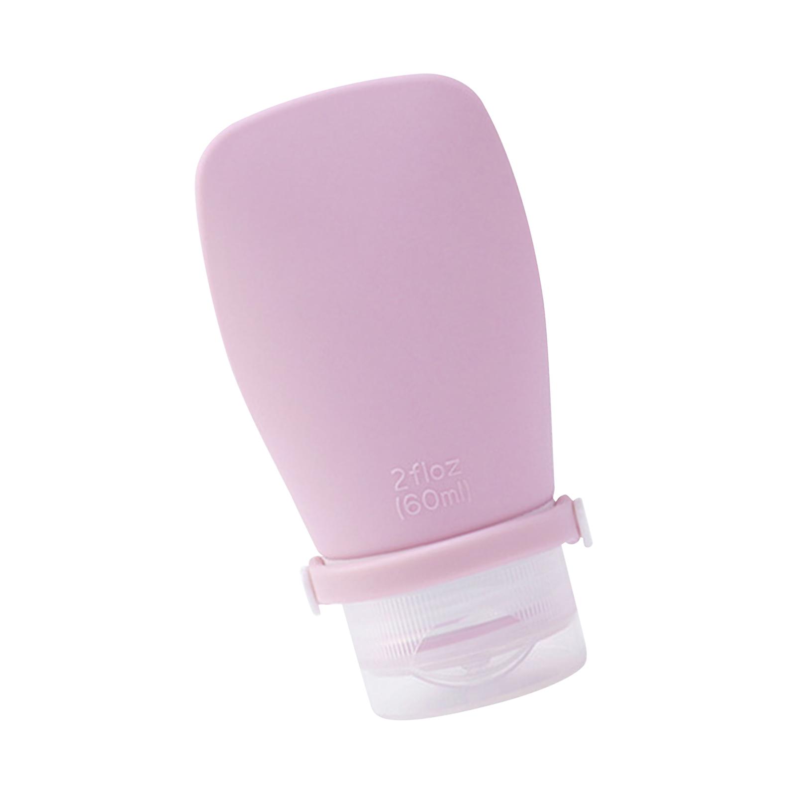 

Силиконовый дорожный флакон для шампуня, кондиционера, лосьона, подарки, дорожный диспенсер розовый