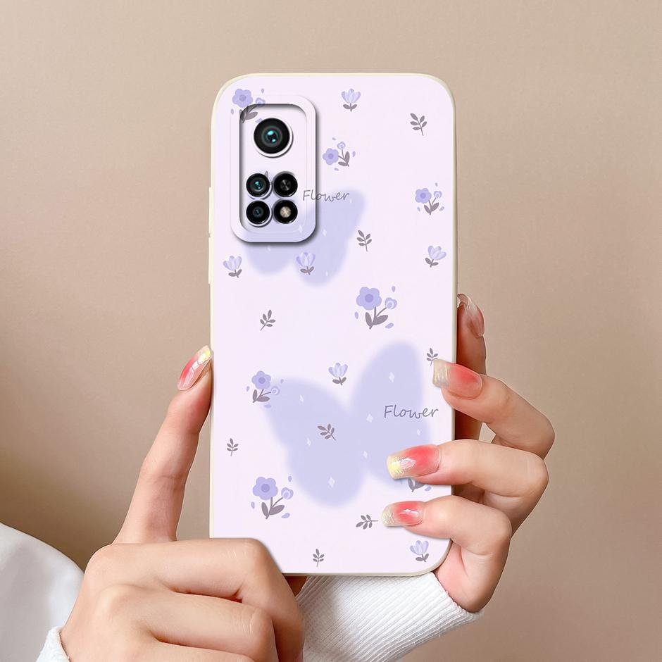 For Xiaomi Mi 10T Pro Lite 5G Casing Creative Collage Style Liquid Silicone Soft TPU Cover For XiaomiMi10T 10TPro Lite 5G Funda