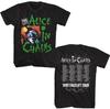 Alice In Chains Facelift Tour 91 Black Adult T-Shirt