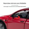 2026 New 1:32 Scale Tesla Electric Vehicles Alloy Diecast Model Cars Sound and Light Boys Gift Collectibles Pull Back Children's Toys