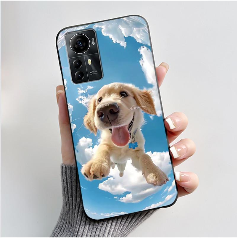 Casing For ZTE Blade A72s A7050/V41 Smart Case Luxury Dragon Cute Cool Boys Girls Black Matte Soft TPU Silicone Shell Back Cover