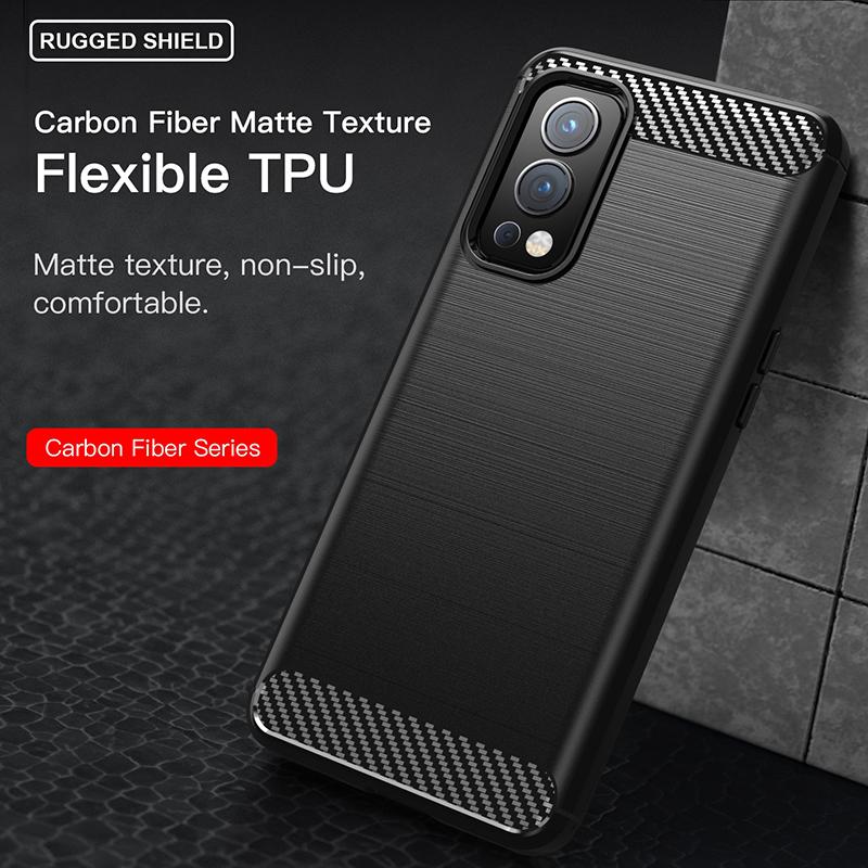 Coque OnePlus Nord N100 EbestStar Motif Carbone, Noir, TPU, Protection Luxe