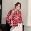 Women S Ethnic Style Faux Cashmere Scarf Warm Thick Travel Shawl