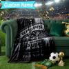 Custom Name Blanket Antonio Spurs Logo Blanket Bedding Blanket for Travel, Camping, Living Rooms, Offices, Sofas, Fan Christmas gift