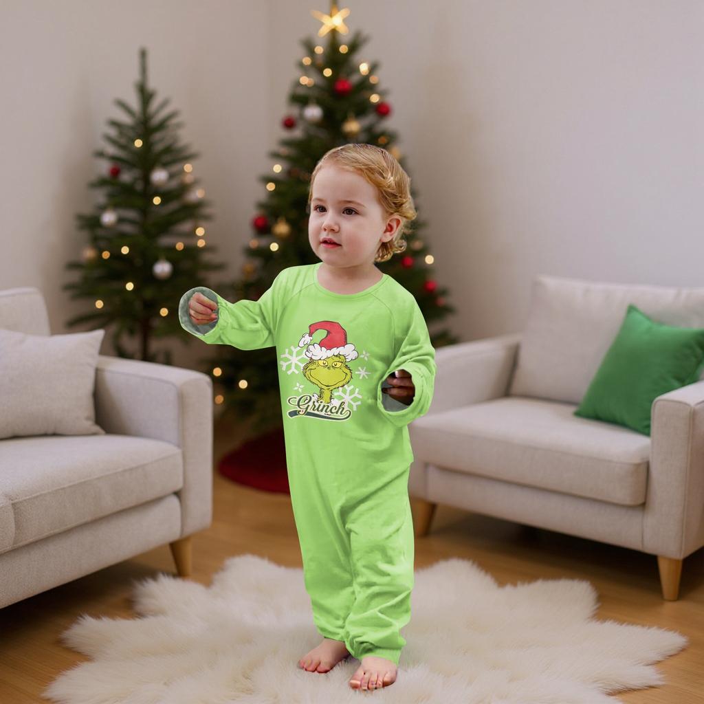 Passende Familiensets mit Weihnachtsmotiven, Langarmshirts und Hosen