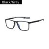 1 pair of foldable portable square frames suitable for daily wear with durable lenses